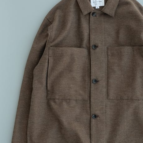 STILL BY HAND(スティルバイハンド)　　  Mixed colour shirt jacket　　BL04261