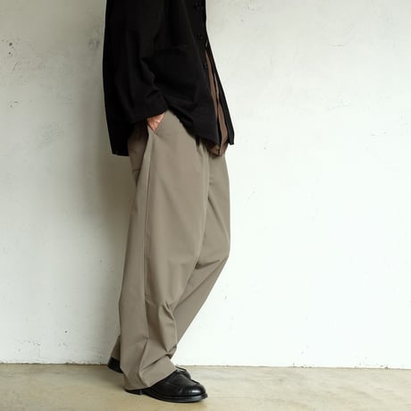 kontor(コントール)　　　  Relaxed-fit  jersey  trousers　　　Ash Gray