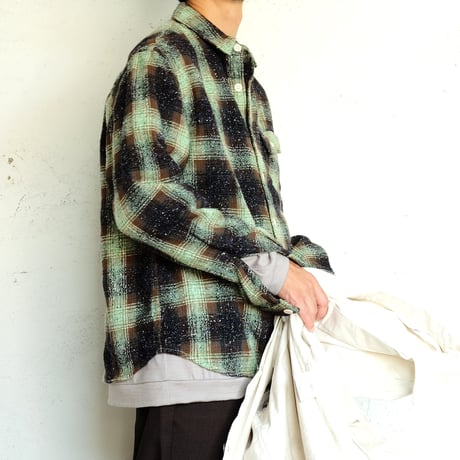 GROWN IN THE SUN(グローンインザサン)　 Malibu Shirt　　Green