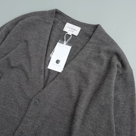 STILL BY HAND(スティルバイハンド)　　　Silk mixed 2B cardigan    　 KN02253