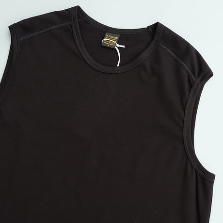 *A VONTADE(アボンタージ)　　Pique No Sleeve　　Black