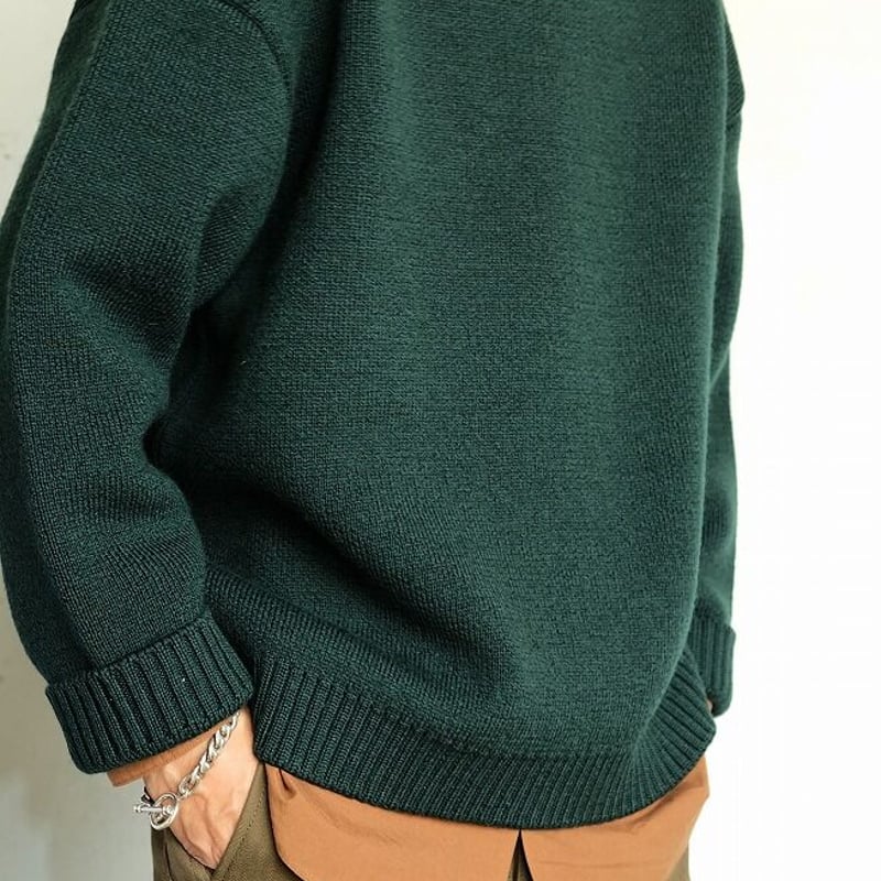 EEL products(イールプロダクツ) ノルディックセーター クラシック Gre