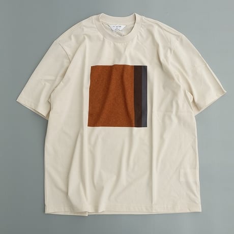 STILL BY HAND(スティルバイハンド)　　  Print T-Shirt　　‐Gradation‐　　CS11262　　　Light Beige