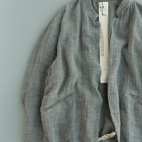 quitan(キタン)　　　　 BUTTONLESS  WEIRED JACKET