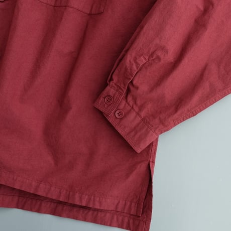 Kontor(コントール)　　  Garment-dye Relax Shirt　　　Bordeaux