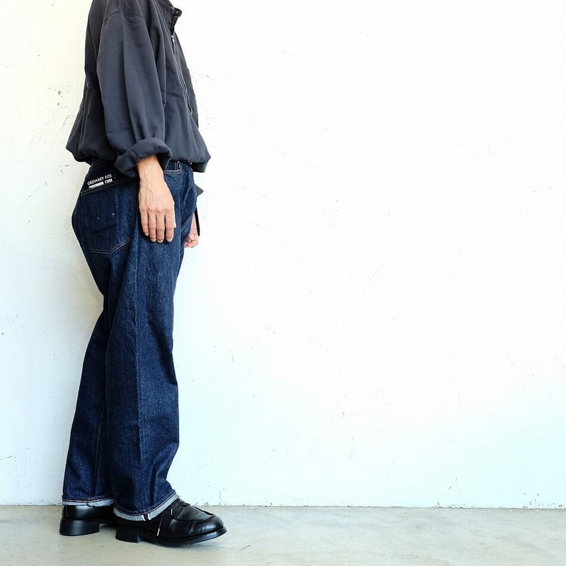 オーディナリーフィッツ　アンクルデニム 楽天市場】ORDINARY FITSルーズアンクルデニム ユーズド☆ OF