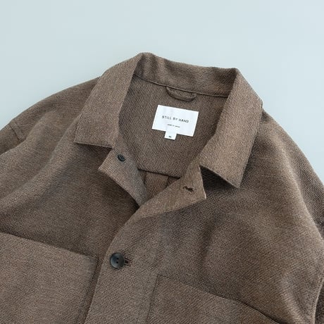 STILL BY HAND(スティルバイハンド)　　  Mixed colour shirt jacket　　BL04261