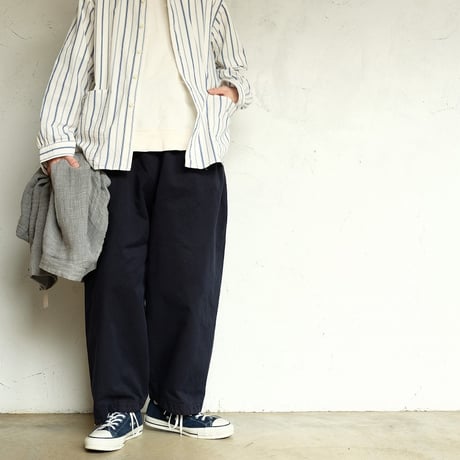 *A VONTADE(アボンタージ)　　　 Gardener Apron Shirts  LS　　　　Natural Multi Stripe