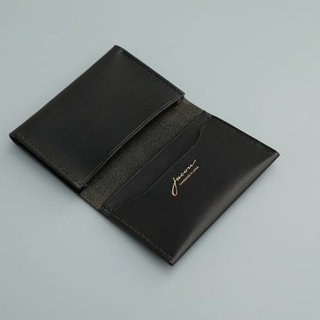 Jacou(ジャコウ)　JC101 　business card case　　　Black
