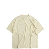 STILL BY HAND(スティルバイハンド)　　  Ringer T-Shirt　　CS03262　　　Cream