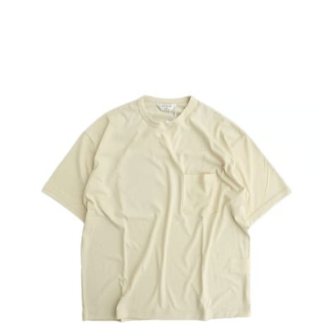 STILL BY HAND(スティルバイハンド)　　  Ringer T-Shirt　　CS03262　　　Cream