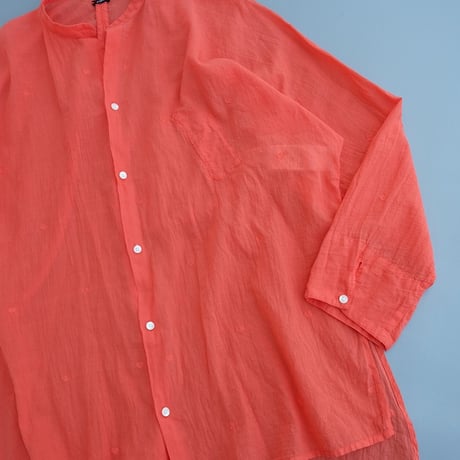 quitan(キタン)  　Kaftan Shirt　　Tomato