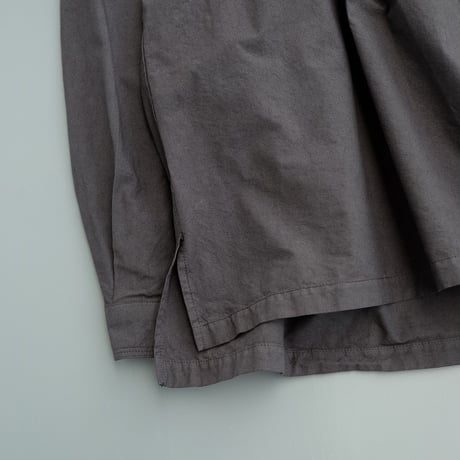 Kontor(コントール)　　  Garment-dye Relax Shirt　　　Charcoal