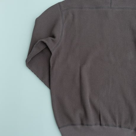 *A VONTADE(アボンタージ)    Big Waffle Crew Top　　　Charcoal