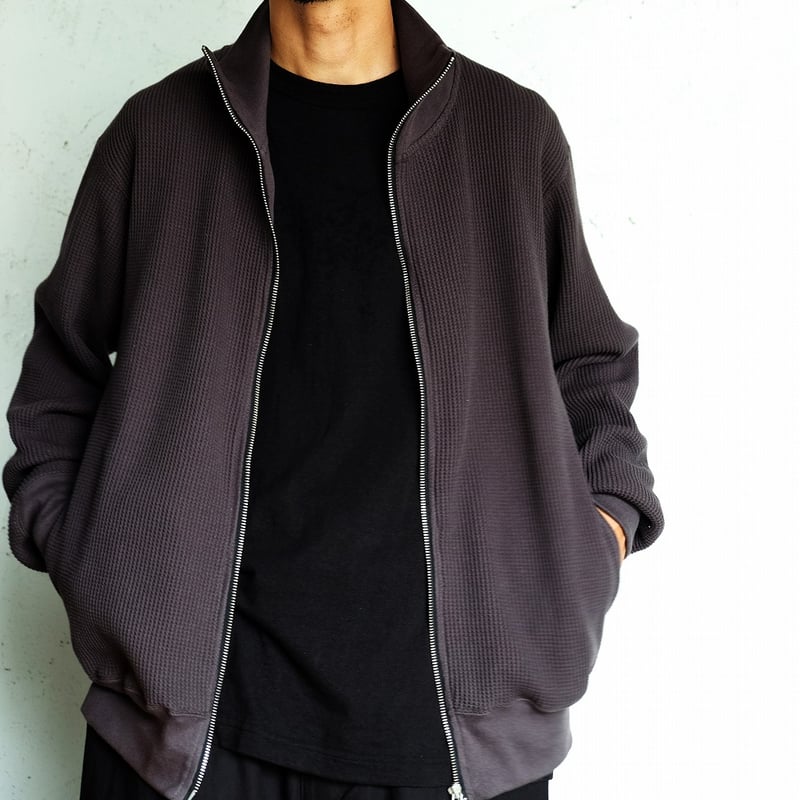 A VONTADE【Waffle Ds Zip Cardigan】 A VONTADE(アボンタージ) Big Waffle Drivers Zip Ca