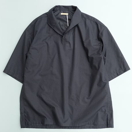 LAMOND(ラモンド)　　 LAWN SKIPPER SHIRTS　　Navy Black