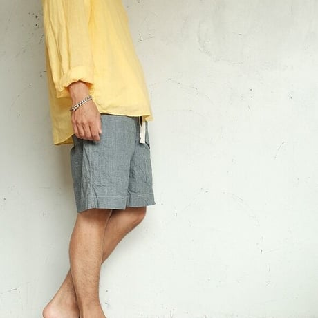 SUNSHINE＋CLOUD(サンシャインプラスクラウド)　　 Linen Shirt‐SlipOn    CANCLINI　Linen   Yellow