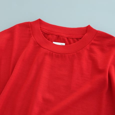 holk(ホーク)　　　  Wool S/S Tshirt　　　Red