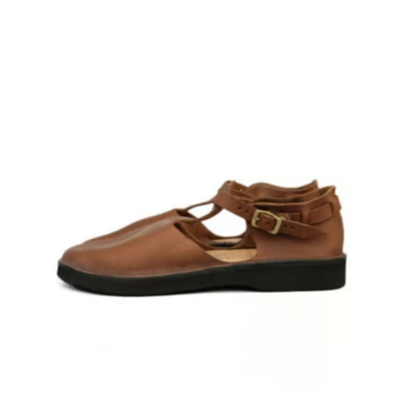 aurora shoes(オーロラシューズ) T-Strap BROWN | ART...