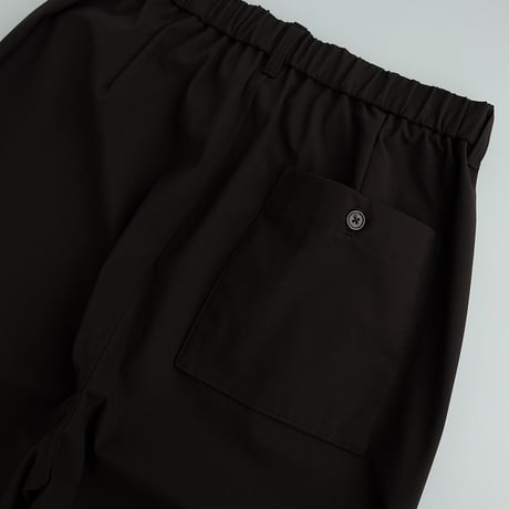 kontor(コントール)　　　  Relaxed-fit  jersey  trousers　　　Black