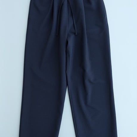 LAMOND(ラモンド)　　  New Semi Wide Shari Pants　　　　Navy Black