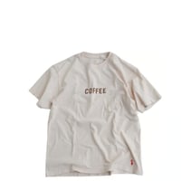 GROWN IN THE SUN(グローンインザサン)　　 S/S Tee　　COFFEE-MILK　　　O.White