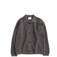 STILL BY HAND(スティルバイハンド)　　　　Paper mixed knitted blouson　　KN01261