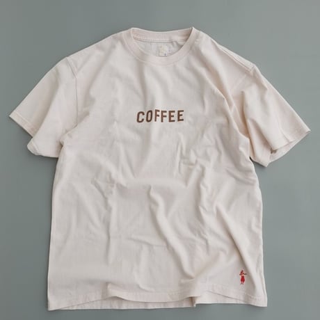 GROWN IN THE SUN(グローンインザサン)　　 S/S Tee　　COFFEE-MILK　　　O.White