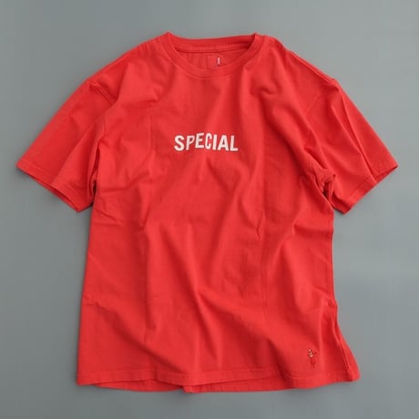 GROWN IN THE SUN(グローンインザサン)　　 S/S Tee　　　SPECIAL‐THANKS　　Red