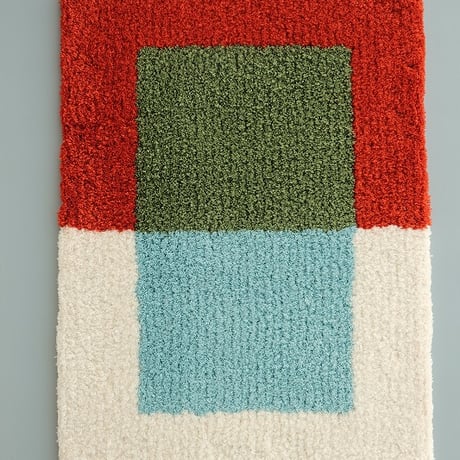 loomer(ルーマー)　 Tufting Art Rug Small　　　Orange