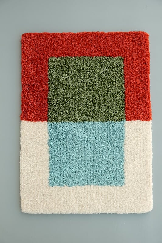loomer(ルーマー) Tufting Art Rug Small Orange |