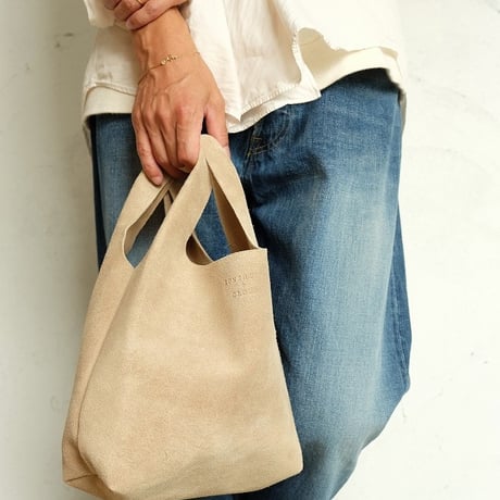 SUNSHINE＋CLOUD(サンシャインプラスクラウド)　　  Mini Suede Bag　　　　Beige