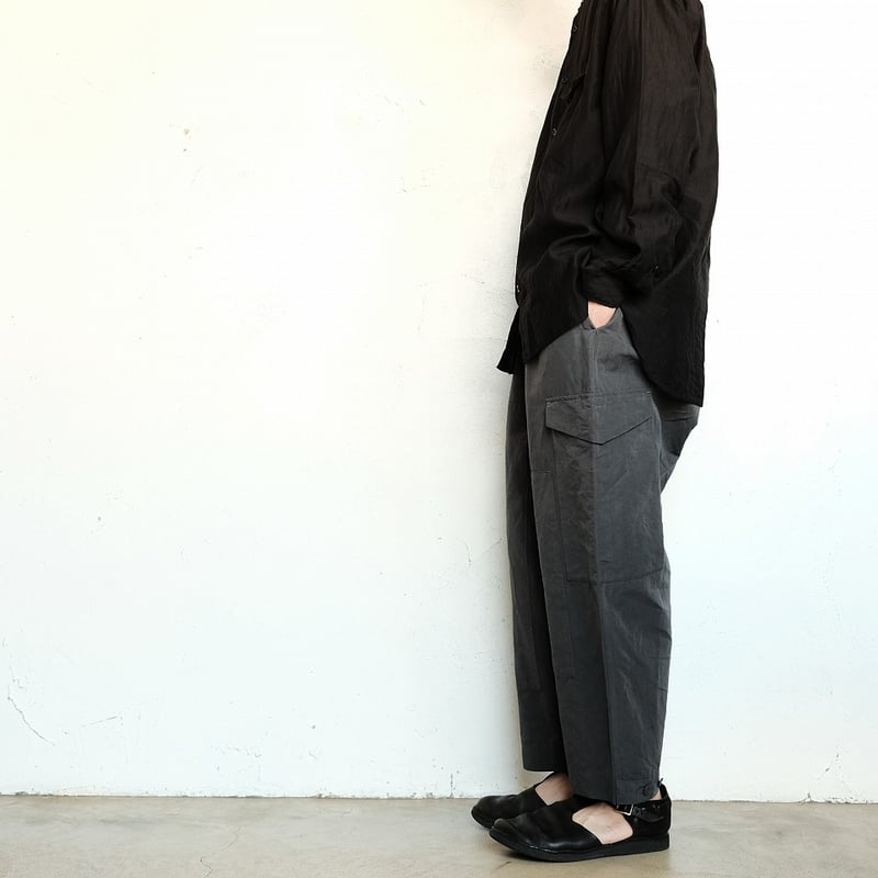Masnou design(マスノウデザイン) 202 Band Collar Shirt