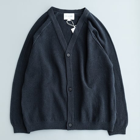 STILL BY HAND(スティルバイハンド)　　　  Crispy Cardigan  KN03251　　　　Dusty Blue