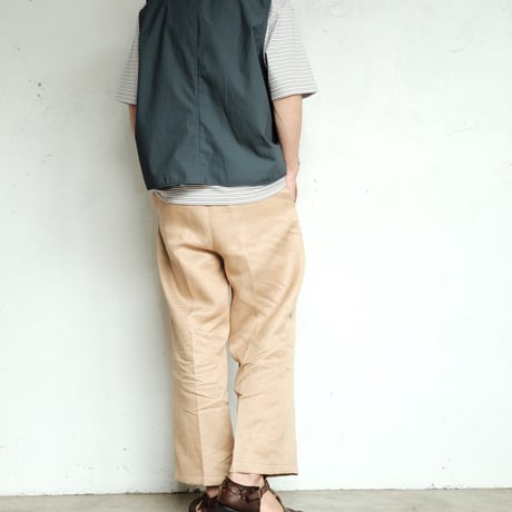 EGRETIQUE(イグレティーク)　　　Linen Chambray  Wide Trousers　　Beige