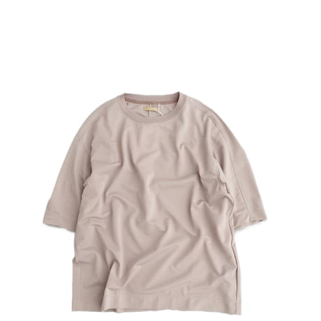 LAMOND  /  STICH WORK COOL TEE　　Greige