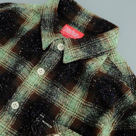 GROWN IN THE SUN(グローンインザサン)　 Malibu Shirt　　Green