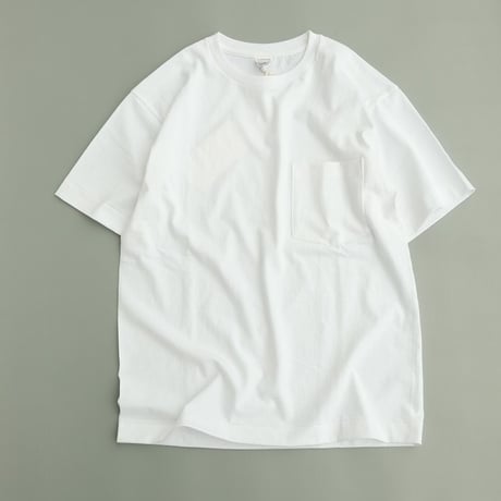 *A VONTADE(アボンタージ)　　  7.5oz Pocket T-Shirts SS 　　　White
