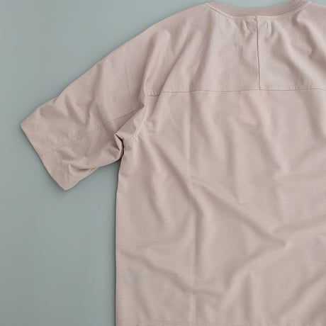LAMOND  /  STICH WORK COOL TEE　　Greige