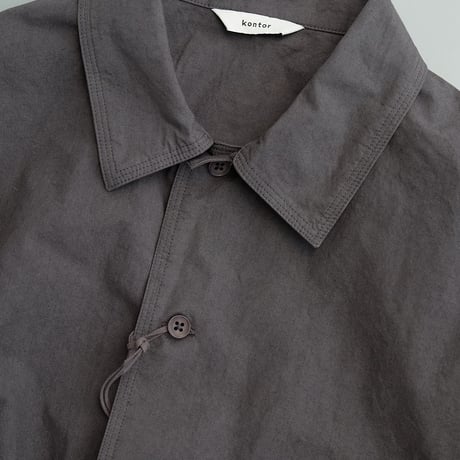 Kontor(コントール)　　  Garment-dye Relax Shirt　　　Charcoal