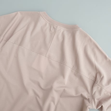 LAMOND  /  STICH WORK COOL TEE　　Greige