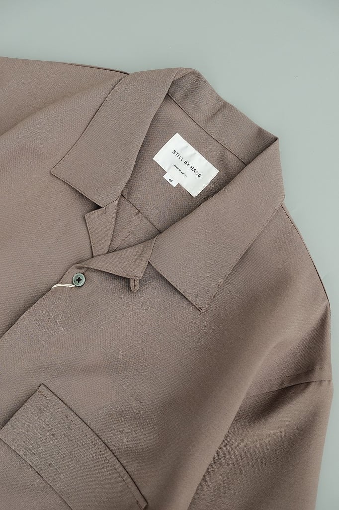 STILL BY HAND(スティルバイハンド) Open Collar Shirt