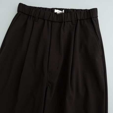 kontor(コントール)　　　  Relaxed-fit  jersey  trousers　　　Black