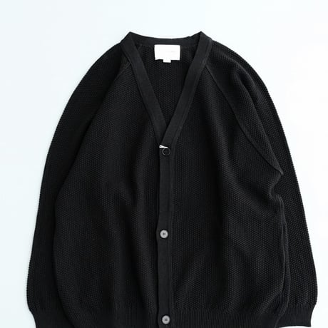 STILL BY HAND(スティルバイハンド)　　　  Crispy Cardigan  KN03251　　　　Black
