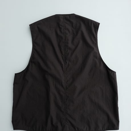 STILL BY HAND(スティルバイハンド)　　　 Typewriter Work Vest　　VE02242　　　　Black