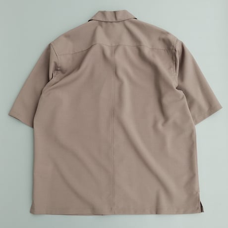 STILL BY HAND(スティルバイハンド)　　　　Open Collar　Shirt　　　　SH01242　　　　Greige