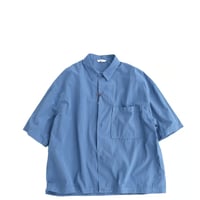 kontor(コントール)　　Oversized Stitching Shirt　　　Blue