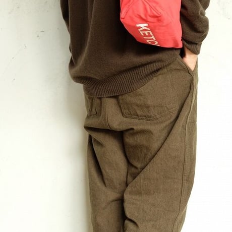 GROWN IN THE SUN(グローンインザサン)　　 Little Maket Bag　　Ketchup