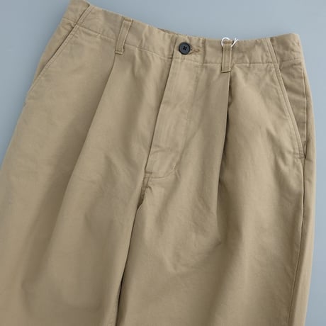 STILL BY HAND(スティルバイハンド)　　　  Selvedge 1 pleat pants     PT02261