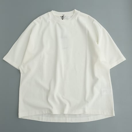 Kontor(コントール)　　   Relaxed-Fit  Extended-Sleeve  Tee　　Off White